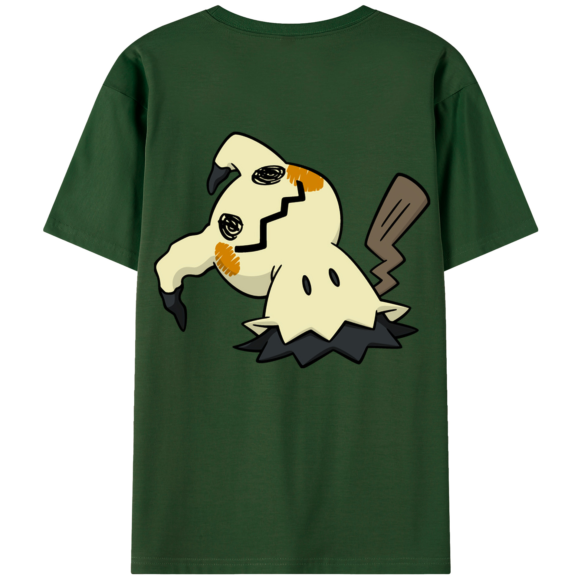 （画像用） ポケットモンスター Pokémon 綿100％半袖Tシャツ（背面プリント）